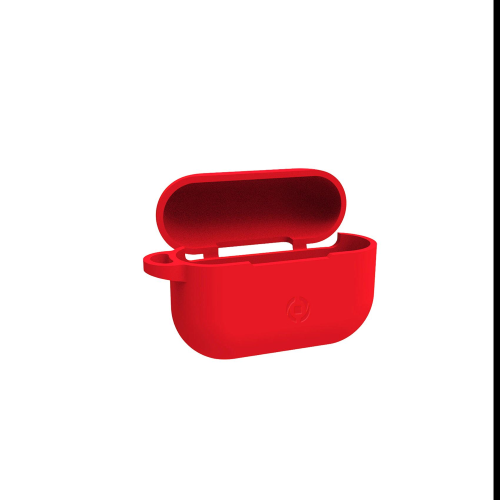 CELLY CUSTODIA PER BOX AIRPOD PRO IN SILICONE ROSSO